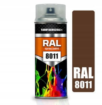 Akrilni lak u spreju RAL 8011 orah smeđa sjajna 400ml