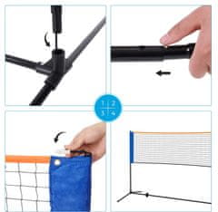 BOO Mreža za badminton s raketama