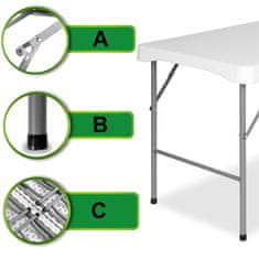 EH Stanley vrtni set za catering: stol + 2 klupe