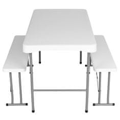 EH Stanley vrtni set za catering: stol + 2 klupe