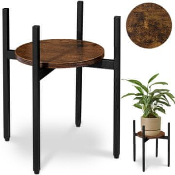 IN Torre Rustic stalak za cvijeće u potkrovlju 40 cm crni