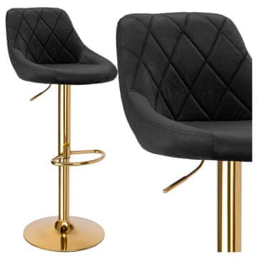 EH Barska stolica Cydro Gold, crni baršun
