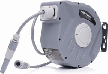 Kraft&Dele Automatski kolut za vrtno crijevo 15m + 1,5m 1/2" KD2082
