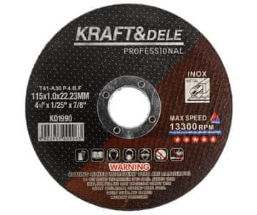 Kraft&Dele Metalni disk 115x1,0x22,23 mm KD1990