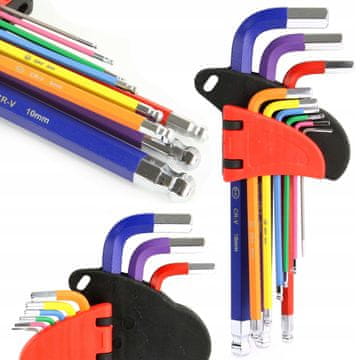 BJC imbus ključevi 1,5-10 mm 9 kom CrV
