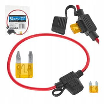 Utičnica za osigurač automobila 19 mm 25A + osigurač 5A (200)