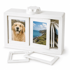 HOME & MARKER® Rotirajući okvir za fotografije do 24 fotografije, kompatibilan s Polaroid i Instax formatom 6 x 8 cm | ROTAPIX