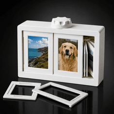 HOME & MARKER® Rotirajući okvir za fotografije do 24 fotografije, kompatibilan s Polaroid i Instax formatom 6 x 8 cm | ROTAPIX