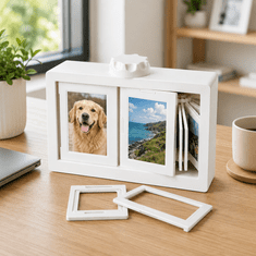 HOME & MARKER® Rotirajući okvir za fotografije do 24 fotografije, kompatibilan s Polaroid i Instax formatom 6 x 8 cm | ROTAPIX