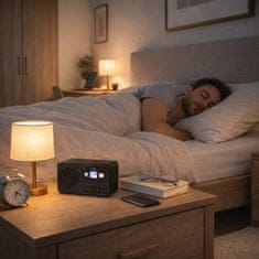 Adler WIFI internetski radio LCD 2,4″ 25.000 BT radio postaja i alarm