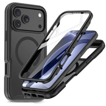 Tech-protect Defense MagSafe maska iPhone 17 Pro / 18 Pro, crni