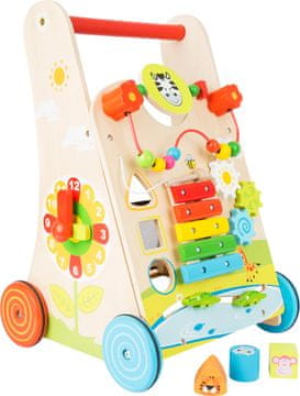 Small foot Drveni hodalica za bebe 8-u-1 – Cvjetna livada