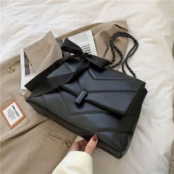 Dollcini Ženska crossbody torbica od umjetne kože crna