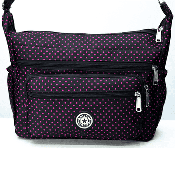 Dollcini Ženska crossbody torbica od najlona crna