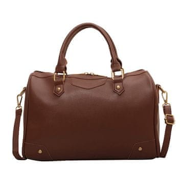 Dollcini Ženska crossbody torbica od umjetne kože smeđa s podesivom trakom