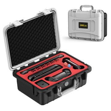 Nikcorp Putna torbica za Nintendo Switch 2, vodootporna zaštitna futrola, tvrda konstrukcija, 12 utora za igre, prostor za dock i kontrolere, dimenzije 34,8 x 25,4 x 15 cm, crna, otporna na udarce i
