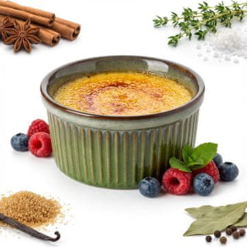 Keramička zdjela za muffine, creme brulee, deserte, pečenje