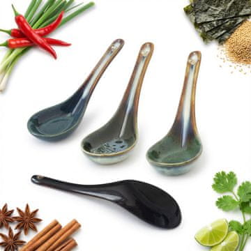 Keramička žlica ZA ramen juhu 15 ml. Žlica za večeru 16,5 CM