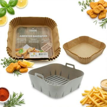 Ulošci za pečenje za fritezu 50x papir + silikon