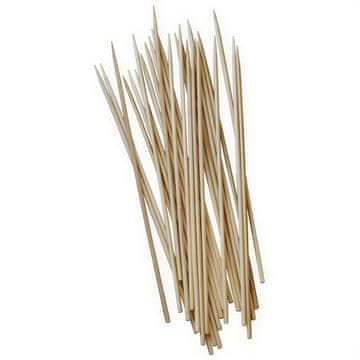 Papstar Drveni štapići za ražnjiće, promjera 3 mm, duljine 30 cm, 500 kom.