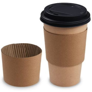 IMEX Omotač za čaše 350-500 ml kraft 100 kom.