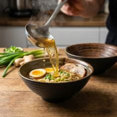 Zdjela, tanjur, duboki set za večeru, 2 komada, 1L, za ramen rezance, juhu, Ø20.7