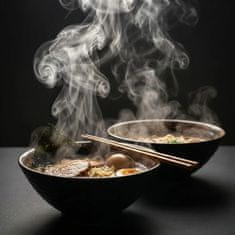 Zdjela, tanjur, duboki set za večeru, 2 komada, 1L, za ramen rezance, juhu, Ø20.7