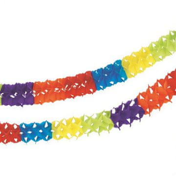 Papstar Girlanda od šarenog papira, promjera 11,5 cm, duljine 4 m, 1 kom.