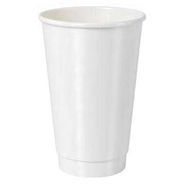 Papirna čaša, dvostruka stijenka, bijela, 450 ml, 25 kom.