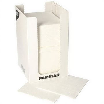 Papstar Bijele dvoslojne salvete 1/4 u dozatoru 20 x 20 cm 100 kom.