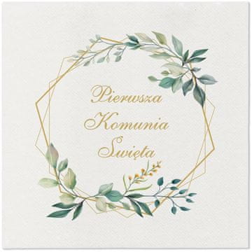 Premium Airlaid salvete, pričest, 1/4, 40 x 40 cm 50 kom.