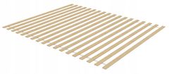 Box Okvir kreveta s uložkom za madrac 200x140 cm 18 ravnih letvica 350 kg