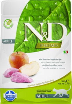 Farmina | N&D Prime | Pakiranje od 300 g - Odrasli | Divlja svinja i jabuka 300 g