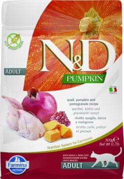 Farmina | N&D Pumpkin | Pakiranje od 300 g - Odrasla prepelica, bundeva i šipak 300 g
