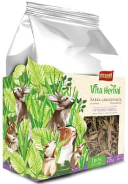 Vitapol | Vita Herbal za glodavce i kuniće - trputac za glodavce i kuniće 75 g