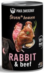 Paka Zwierzaka Pet Paka | Sedma luka | Mokra hrana za pse 400 g - Zec i govedina 400 g