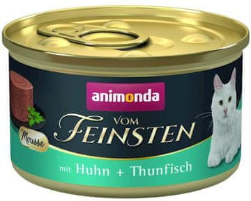 Animonda Cat | Vom Feinsten Mousse | Pjena za mačke - konzerva 85 g - Piletina i tuna 85 g