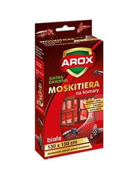 AROX Mreža protiv komaraca 150x180 cm bijela + čičak