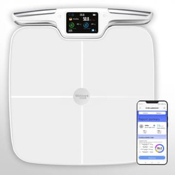 Webber Analitička kupaonska vaga 57 parametara Apple Health, Google Fit, Wi-Fi