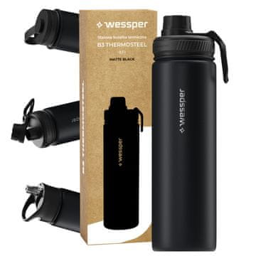 Wessper termos boca WES266-BK-700 crna 700 ml