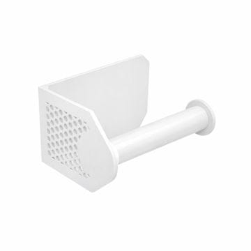 Mi Držač toaletnog papira, bijeli, moderni, za kupaonicu, WC