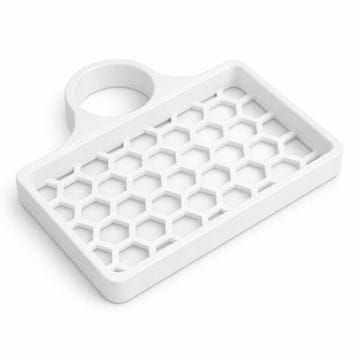 Mi Držač spužve za slavinu, bijeli organizator za sudoper s ventilacijom