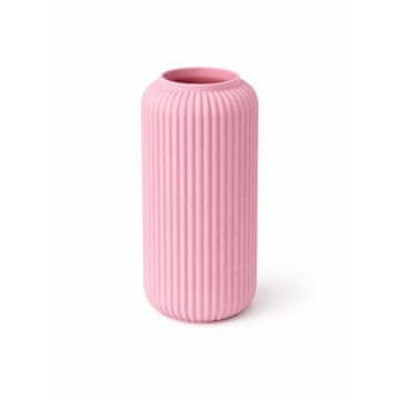 Mi Ružičasta vaza, tanka, utorena, moderna, minimalistička, japanska