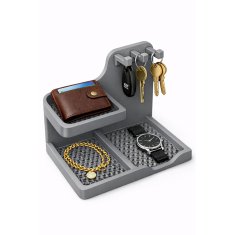 Mi Siva kutija za organizaciju ključeva, novčanika, sata, za hodnik