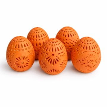 Mi Set od 5 narančastih ažurnih uskrsnih jaja, proljetni ukras