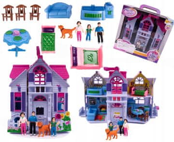 LandToys Sklopiva kućica u koferu ZA lutke mini namještaj
