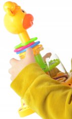 LandToys Interaktivna žirafa vrtiljka s lopticama BĄK loptice vrtuljak loptice zvečke