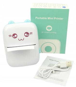 LandToys Mini printer kitty ZA fotografije termalni džepni bežični USB rola