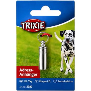 Trixie Metalna vodootporna identifikacijska pločica za pse 28 mm
