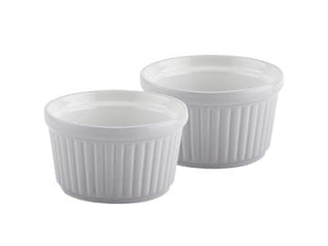 Florina Čvrste sive posudice za ramekine 180 ml 9 cm 2 kom.